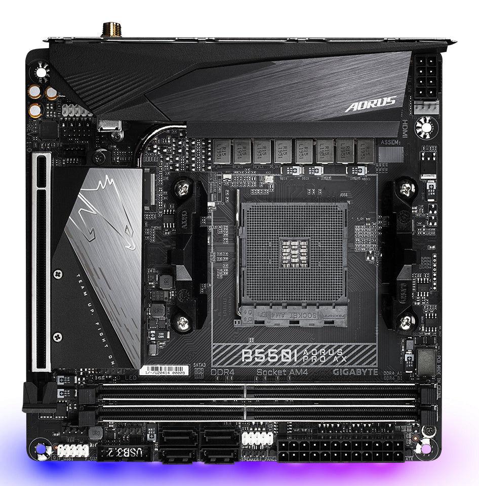 Carte mere Gigabyte B550I AORUS PRO AX