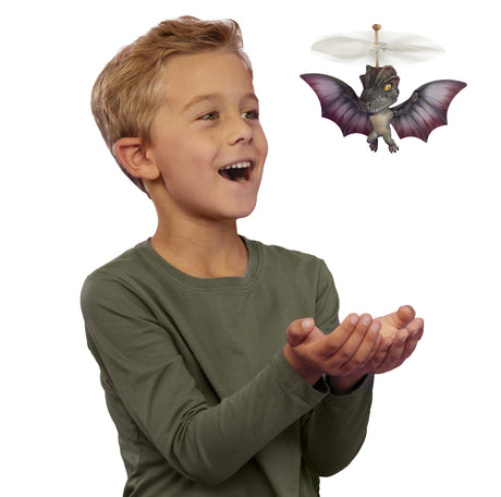 MGA Entertainment - GrossMos flying dino bleu - Jouets dinosaures interactifs mixte - 3modeles - Des 6 ans