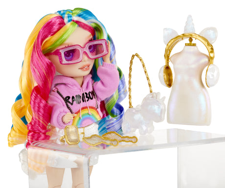 Rainbow High Cristal Poupée Mannequin 27 cm - Amaya