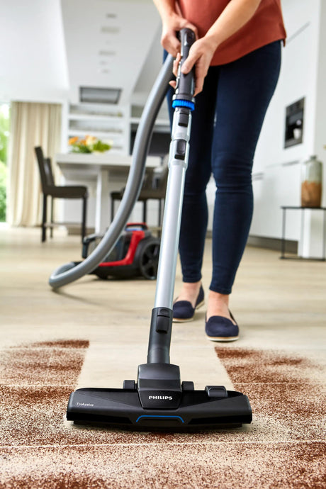Aspirateur sans sac - PHILIPS - FC9729/09 - Série 7000 Power pro Expert  - 900W - PowerCyclone 8 - Rouge