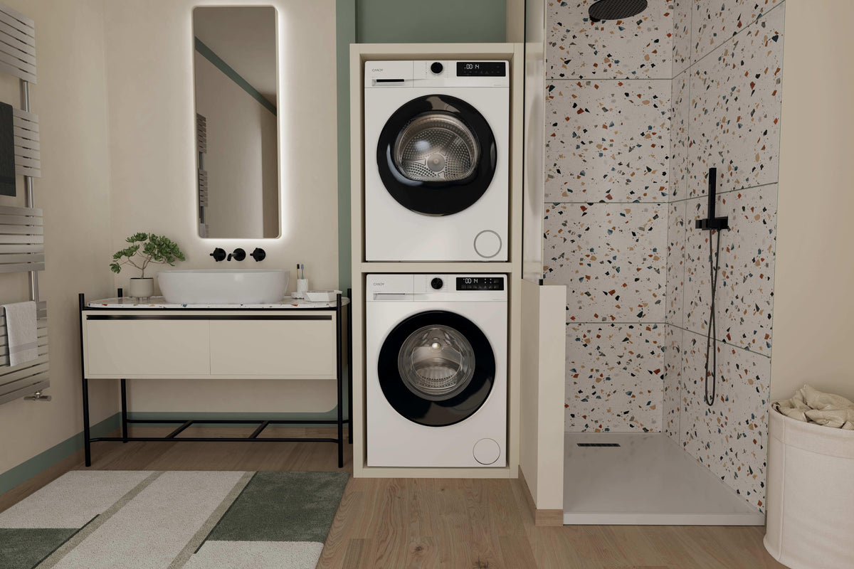 Seche-linge pompe a chaleur CANDY GD 8N2B-S Pro Dry 300 - 8 kg - 15 programmes - Blanc