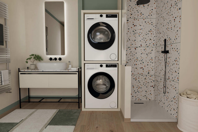 Seche-linge pompe a chaleur CANDY GD 8N2B-S Pro Dry 300 - 8 kg - 15 programmes - Blanc