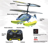Hélicoptere Télécommandé - FLYBOTIC - Helico Aqua Blaze - 19 -5 cm - jaune et noir - des 8 ans