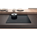 Table de cuisson induction - HOTPOINT - 4 foyers - L60 cm - HQ5660SNE - 7200 W - Revetement verre noir