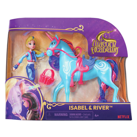 Unicorn Academy - Leaf ou River - Licorne 28cm - modele aléatoire - des 4 ans - L'École des Licornes