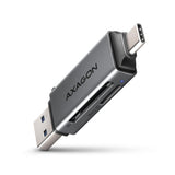 Lecteur de Cartes USB-C 3.2 Axagon CRE-DAC (Gris)