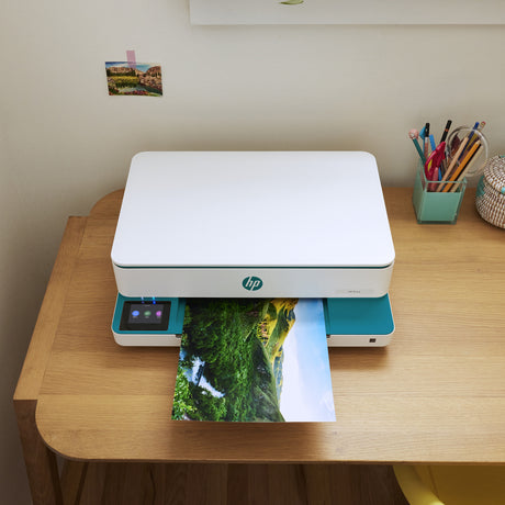 Imprimante tout-en-un HP Envy 6122e Jet d'encre couleur - Copie Scan - 3 mois d'Instant ink inclus avec HP+