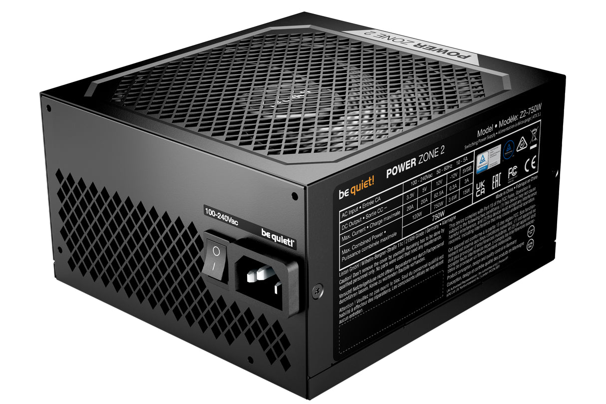 Alimentation ATX be quiet! Power Zone 2 - 750W (Noir)