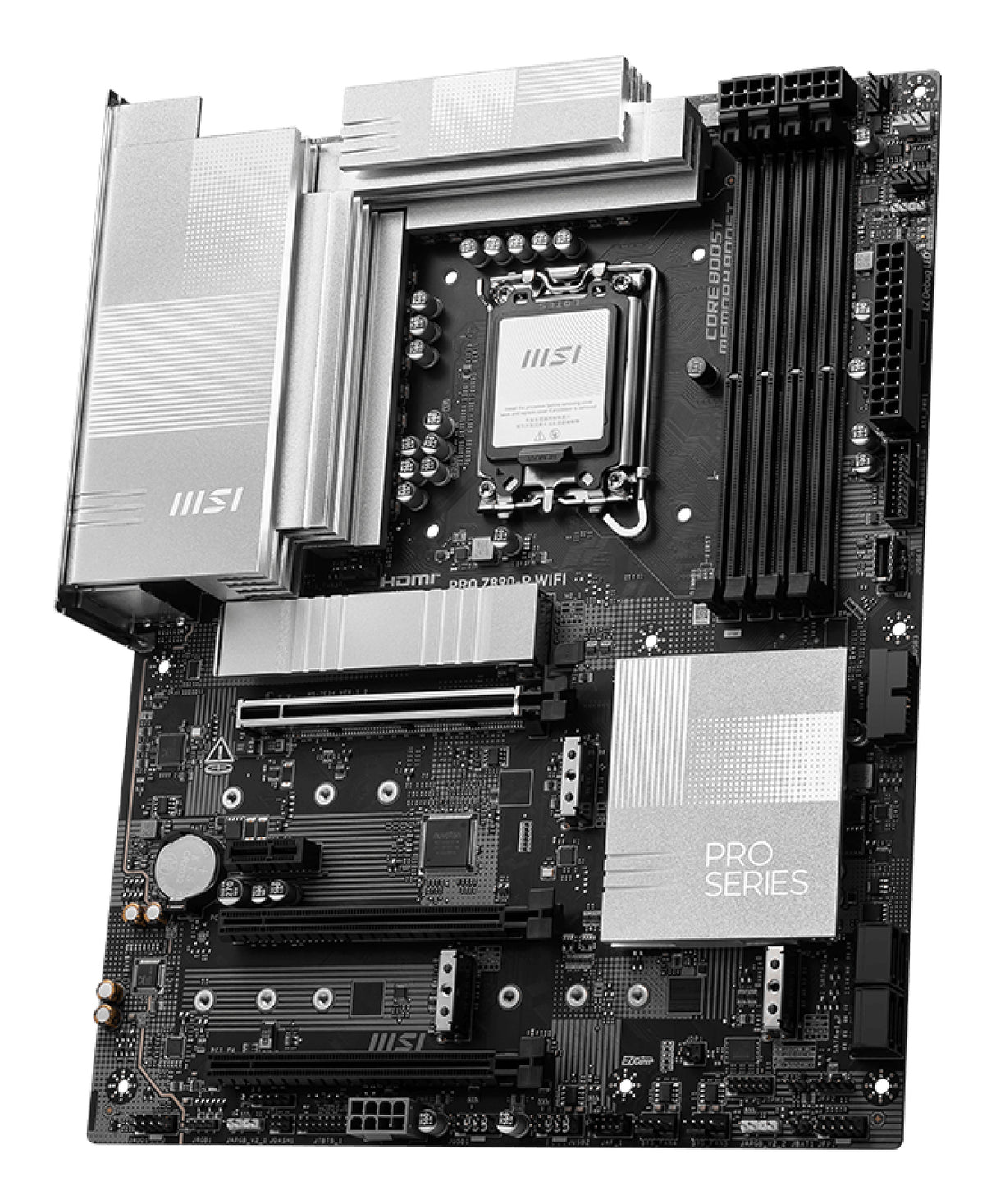 Carte mere - MSI - PRO Z890-P WIFI - Wi-Fi 7, 5G LAN, Thunderbolt 4, PCIe 5.0, argentée