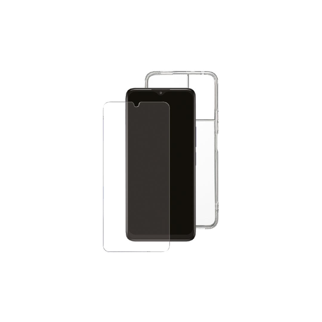 WE PACK verre trempé et coque de protection transparente TCL 40SE