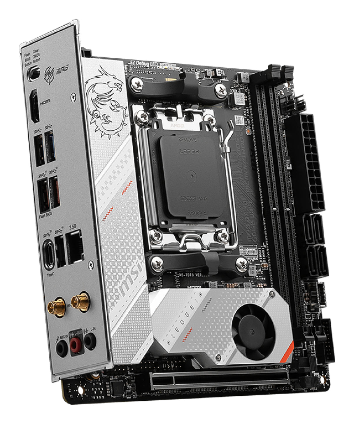 Carte mere - MSI - MPG B650I EDGE WIFI - AM5 - DDR5 - Wi-Fi 6E