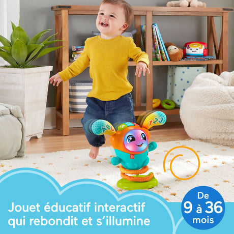 Fisher-Price-Mon Petit DJ, jouet d'éveil musical, version française HJP88