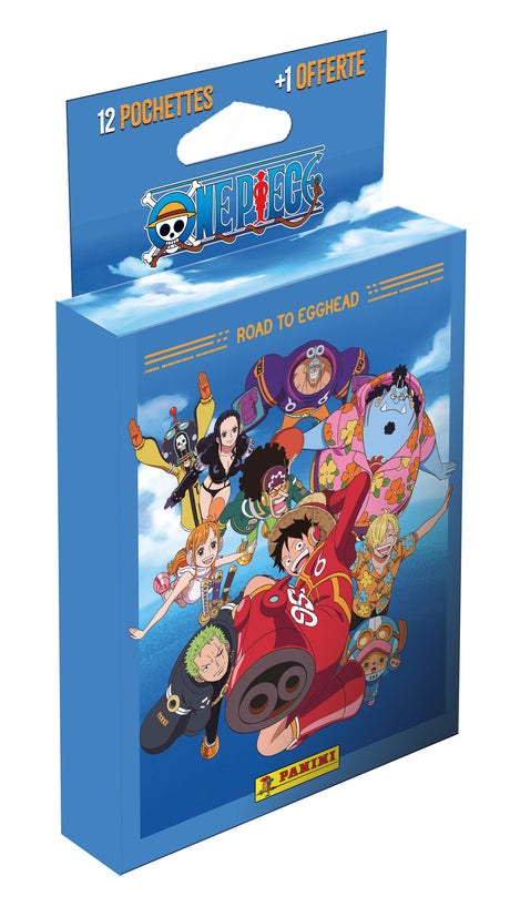 Blister - PANINI - ONE PIECE ROAD TO EGGHEAD - 12 pochettes + 1 offerte - 65 cartes