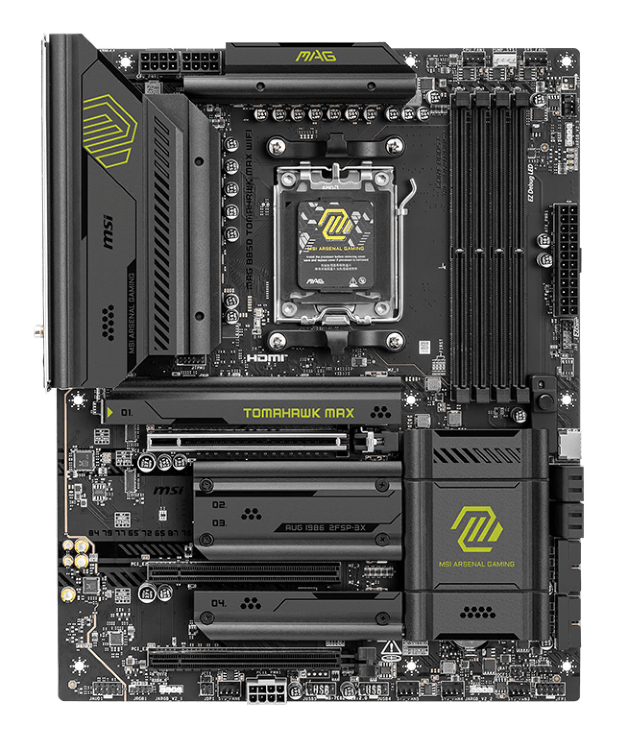 Carte mere - MSI - MAG B850 TOMAHAWK MAX WIFI - AM5 - DDR5 - ATX