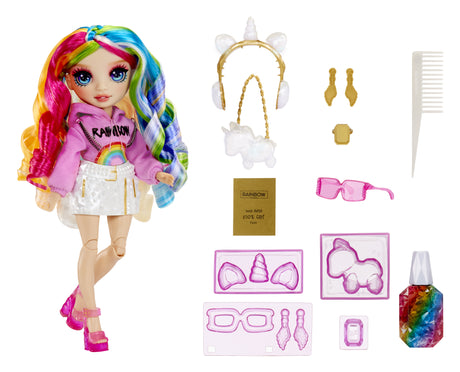 Rainbow High Cristal Poupée Mannequin 27 cm - Amaya