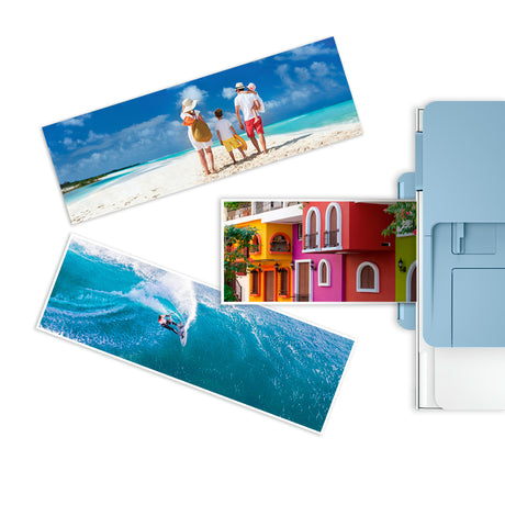 Papier photo glacé HP Avancée - 250 g/m2 - 4 x 12 pouces - 10 feuilles