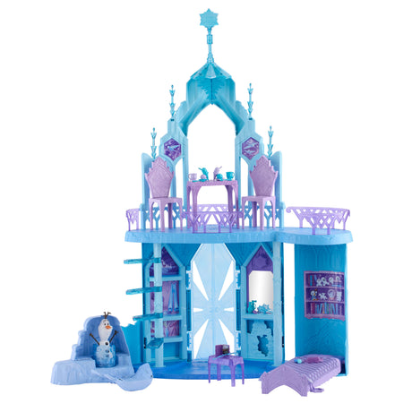Disney La Reine des Neiges - Palais de glace d'Elsa - Olaf - 21 accessoires - Disney Frozen - JGG41