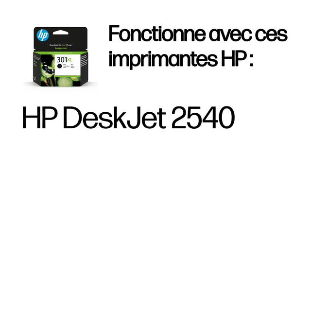 Cartouche d'encre HP 301 XL (Noir)
