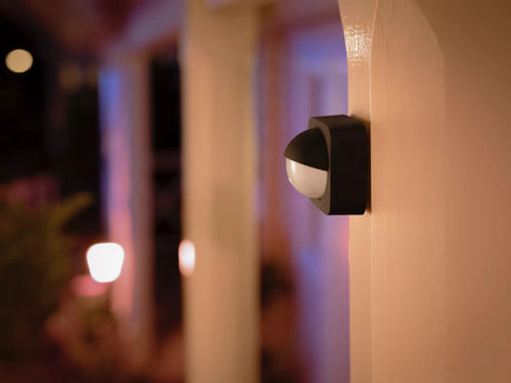 Détecteur de mouvement extérieur Philips Hue - PHILIPS - Outdoor Sensor - Noir - Alexa - Angle de détection 160°