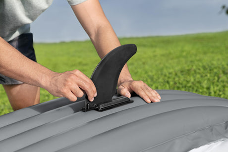 Kayak gonflable - BESTWAY - 65132 - Rapide X3 Hydro-Force™ - 381 x 100 cm, 3 places, 250 kg max, 2 pagaies, pompe