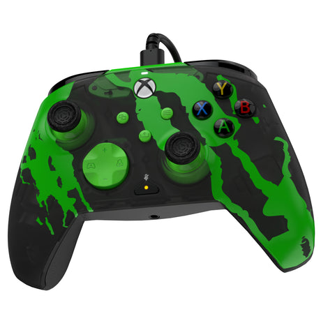 Manette de jeu - Xbox - Rematch Glow Advanced - Filaire - Jolt Green - PDP