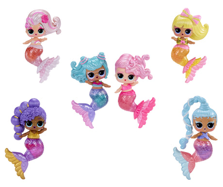L.O.L. Surprise! - Sirenes  - Brillant a Levres a faire soi-meme, Mélangez et créez du Maquillage, 6 Poupées a Collectionner -  4 an