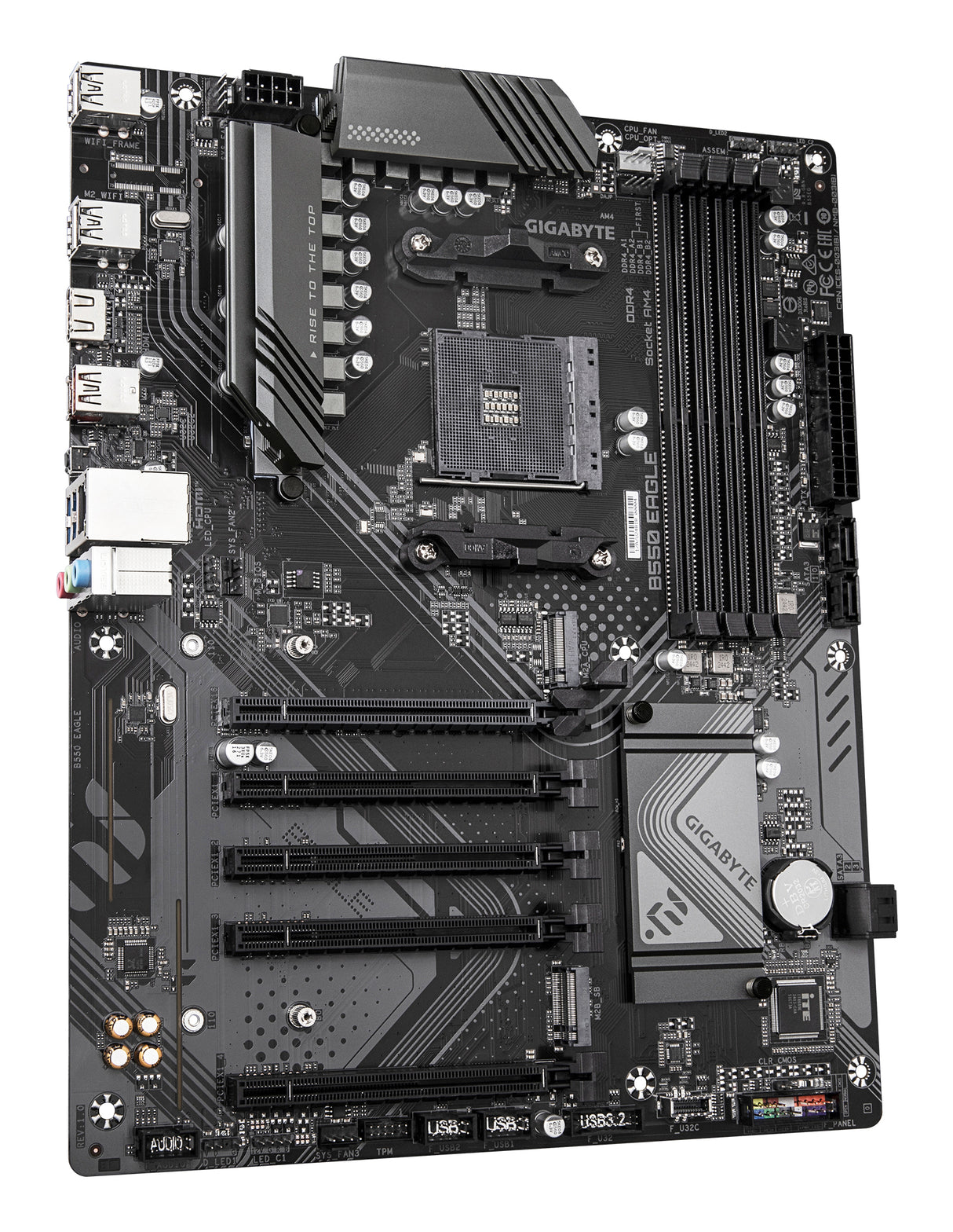 Carte mere - GIGABYTE - B550 EAGLE - Format ATX - Chipset AMD B550 - DDR4 & PCIe 4.0