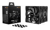 Lot de 3 Ventilateurs de boitier be quiet! Pure Wings 3 PWM - 12cm (Noir)