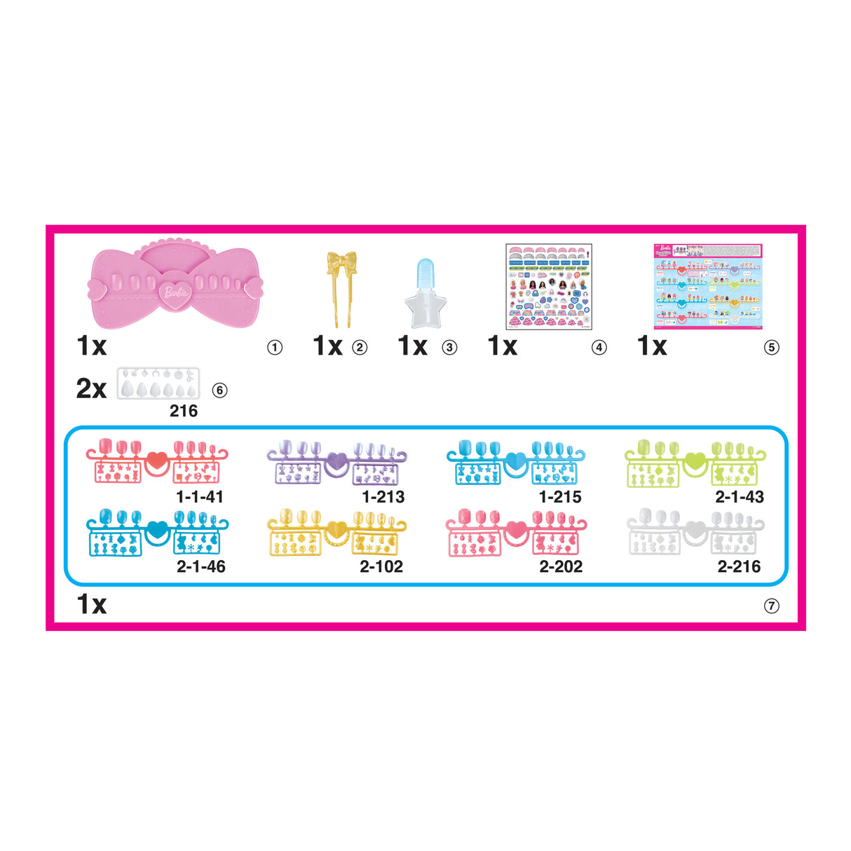 Mon coffret de manucure Barbie - Aquabeads - 35137