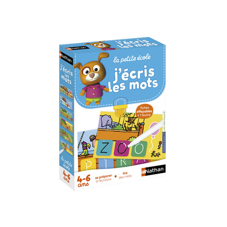 Jeu d'écriture NATHAN La Petite Ecole - J'écris les Mots - Apprentissage progressif - Des 4 ans