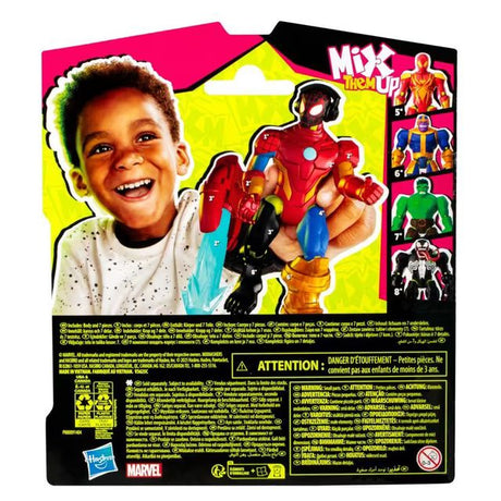 MixMashers Miles Morales, figurine personnalisable a mélanger et combiner avec accessoires, Marvel, Des 4 ans