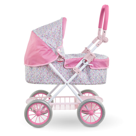Accessoires poupons - COROLLE - Landau Floral - pour poupons 36 a 52 cm - des 3 ans