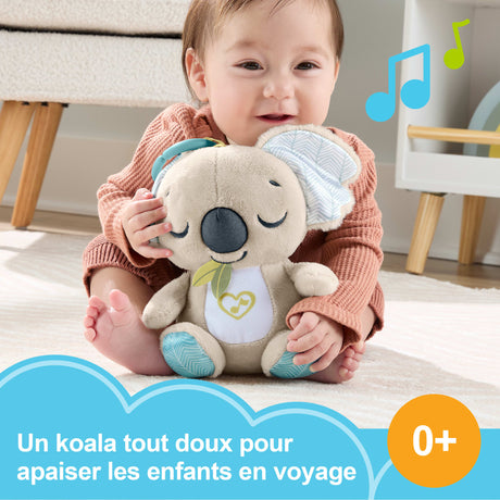 Fisher-Price - Doudou Koala a emporter - Veilleuse musicale en peluche - Fisher-Price - JBD65