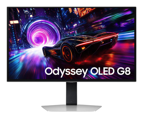 Ecran PC Gamer - SAMSUNG - 27'' - UHD - 240Hz - Dalle OLED - 0,03ms - Ajustable en hauteur - ODYSSEY OLED G8 - G81SF