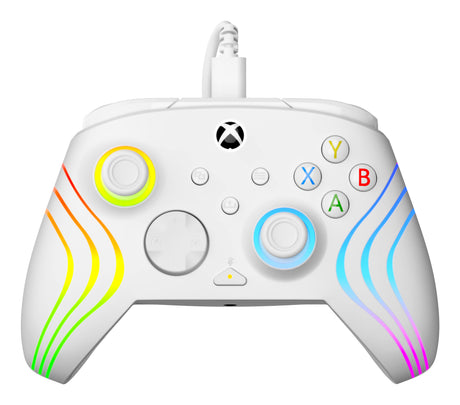 Manette de jeu - Xbox Series X|S, Xbox One et PC - Afterglow Wave - RGB - Filaire - Blanc- TURTLE BEACH