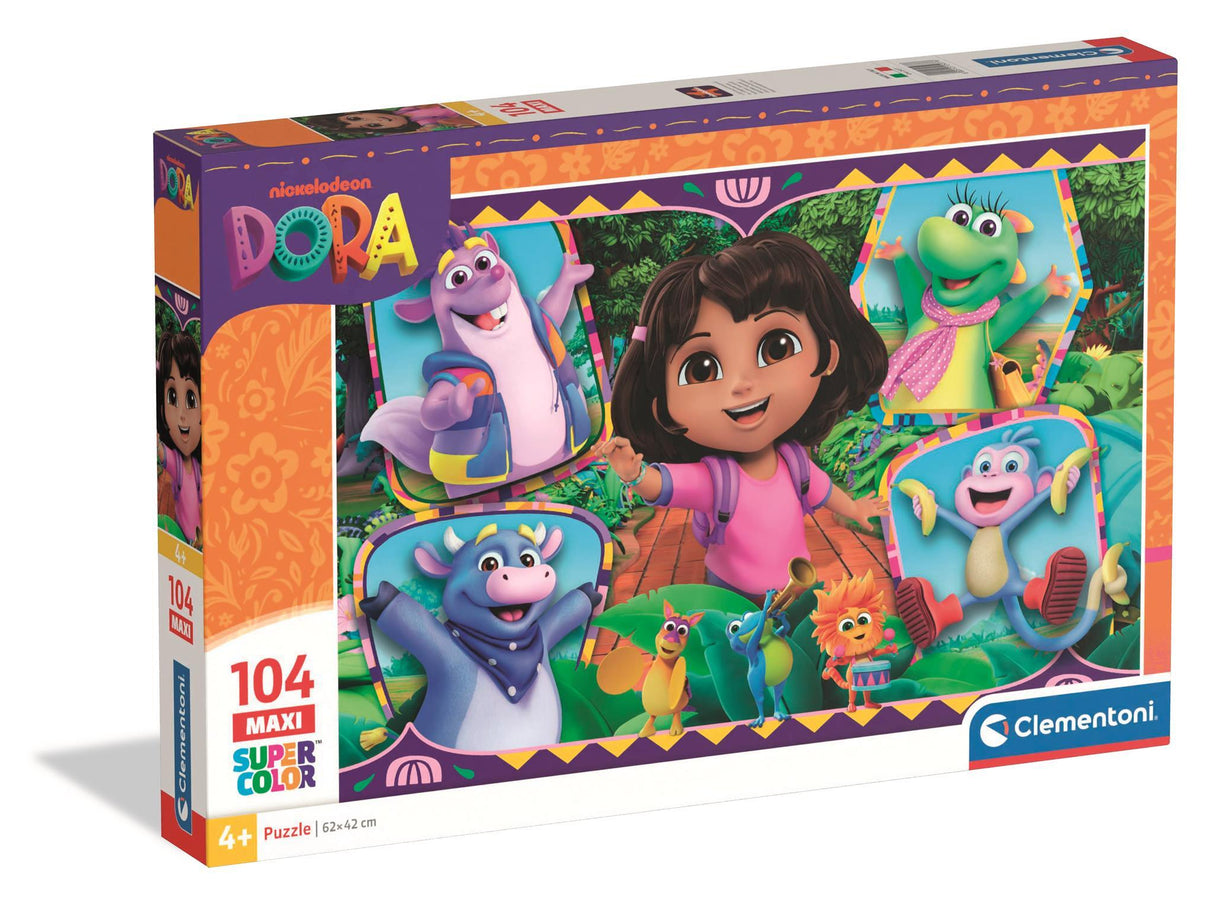 CLEMENTONI - 104 pieces Maxi - Dora
