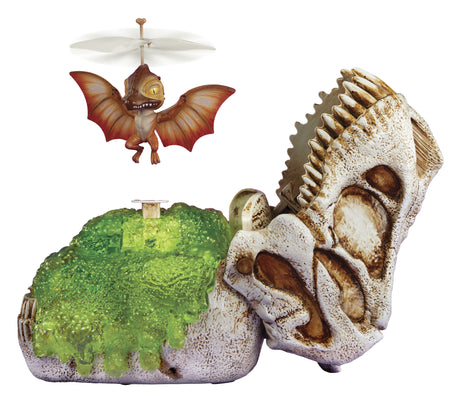 MGA Entertainment - GrossMos flying dino rouge - Jouets dinosaures interactifs mixte - 3modeles - Des 6 ans