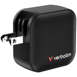 Chargeur secteur Verbatim Mini GaN 1x USB-A + 2x USB-C 70W (Noir)
