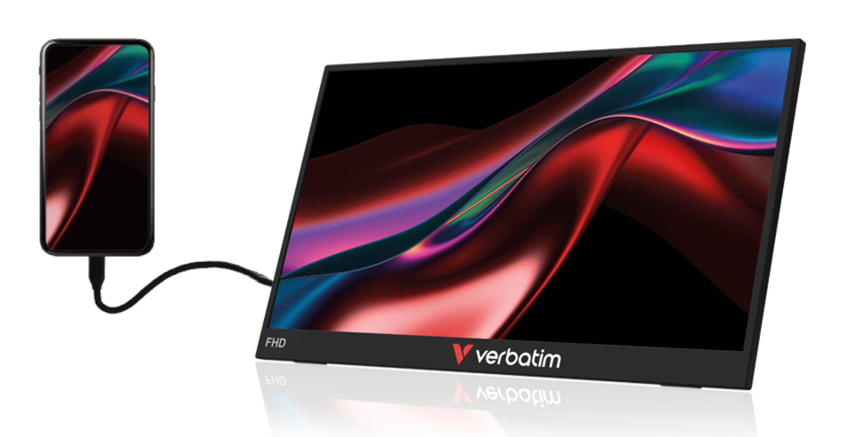 Ecran portable 15,6" Verbatim Light Full HD (Noir)