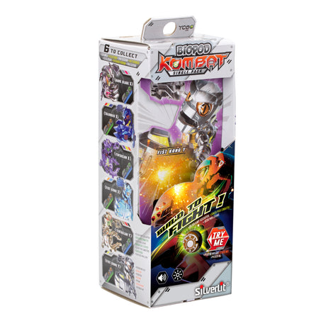 Figurine Biopod Kombat Warrior Pack - YCOO - 9 cm - Effets sonores et lumineux