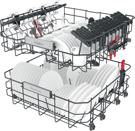 Lave-vaisselle tout encastrable WHIRLPOOL WKCIO3T133PFE 6eme Sens - 14 couverts - Induction - 43 dB - tiroir a couverts
