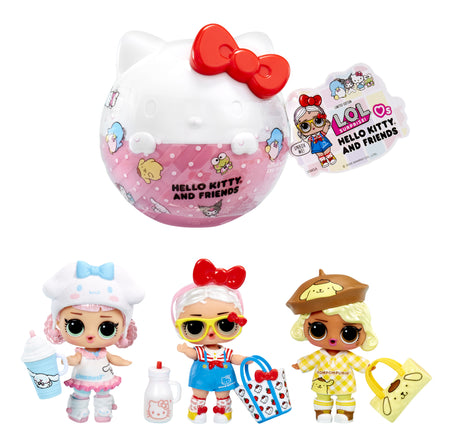 L.O.L. Surprise! - Loves Hello Kitty and Friends -  1 Poupée, Tenues et  Accessoires, Emballage Opaque,  8 Poupées a collectionner