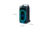 Enceinte - SAMSUNG - MX ST50F/XE - 240 W - Effets lumineux - Bluetooth - Batterie 18h - Roues intégrées - Noir