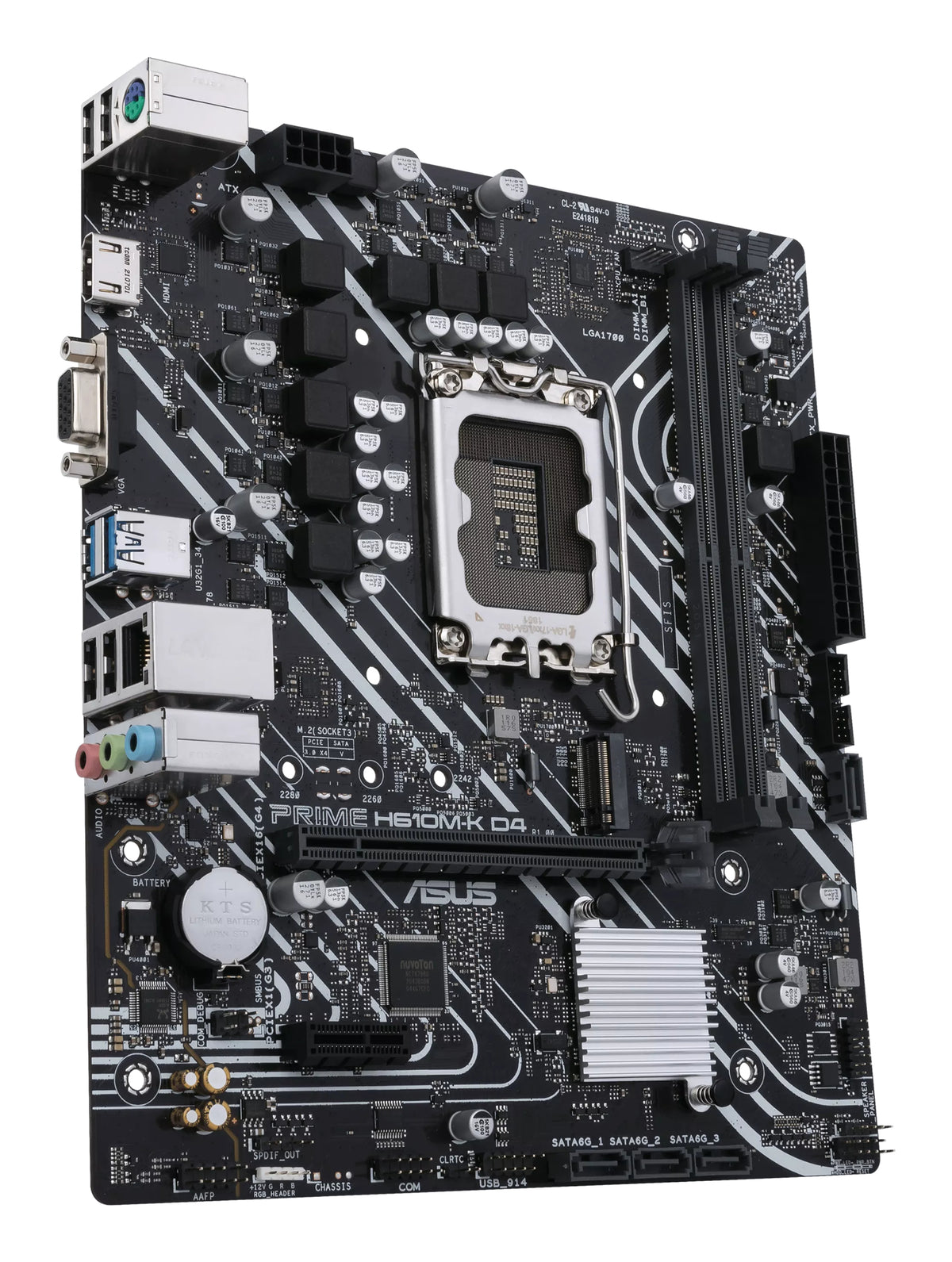 Carte mere - ASUS - PRIME H610M-K D4 - Intel H610 LGA 1700 micro ATX