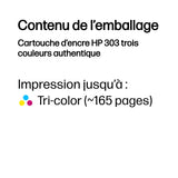 Cartouche d'encre HP 303 (3 Couleurs)