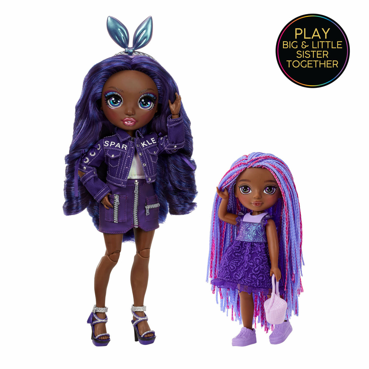 Rainbow High Littles - Poupée 15cm + animal de compagnie - Violet Foncé - Des 4ans