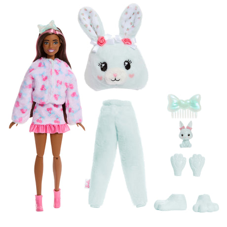 Cutie Reveal - Lapin bleu  - Barbie - JJP65