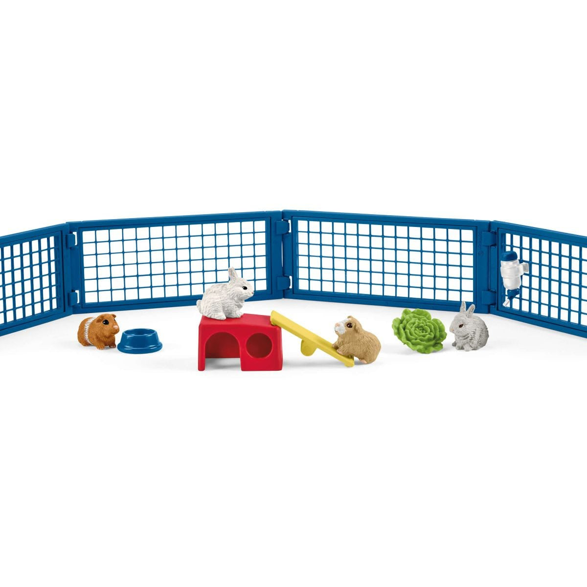 Maison pour lapin et cochons d'inde, coffret figurine et accessoires,  Cadeau pour Garçons et Filles - Jouet 3 Ans et + -schleich