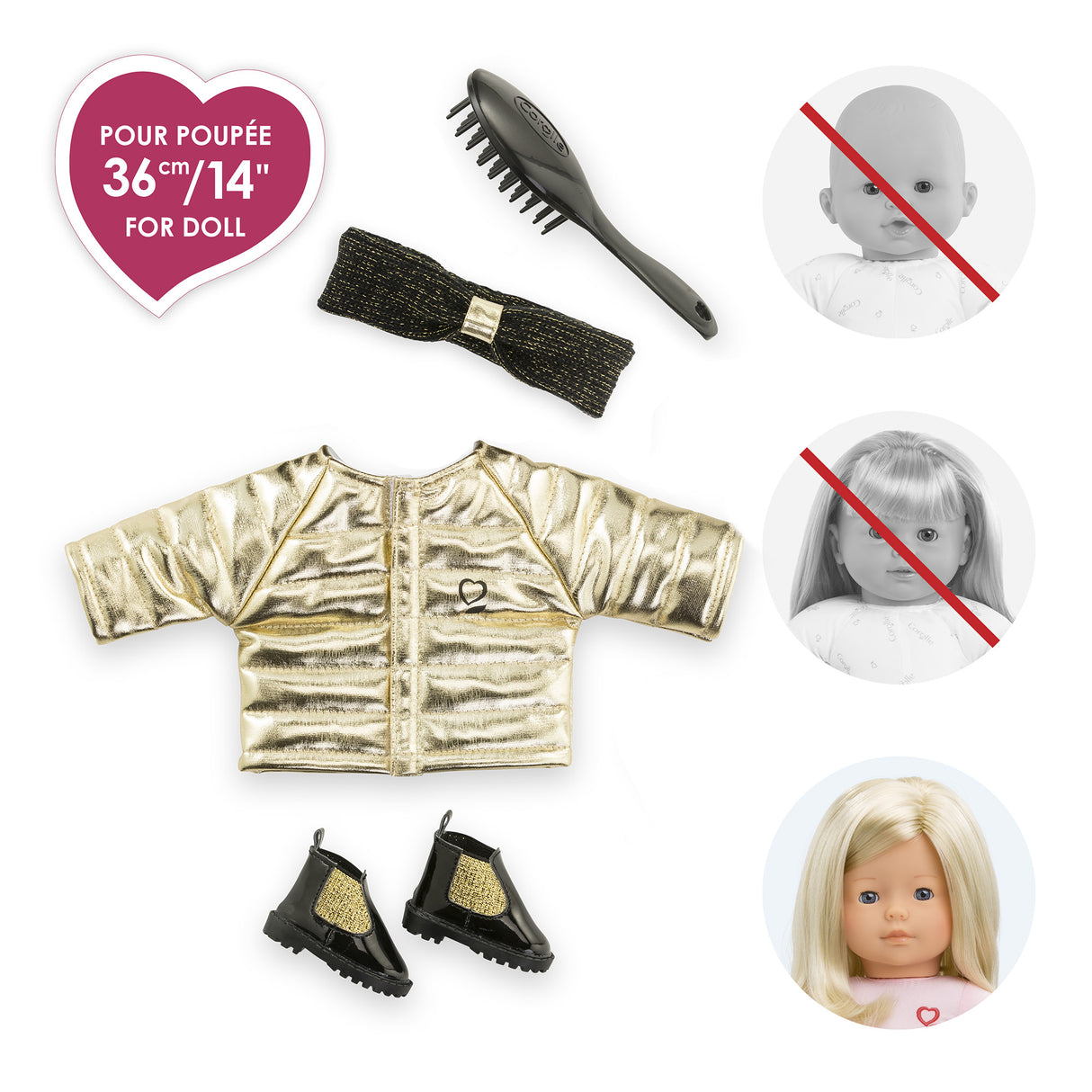 Coffret Couture & Accessoires - COROLLE - 4 accessoires - pour poupée 36cm Ma Corolle - des 3 ans