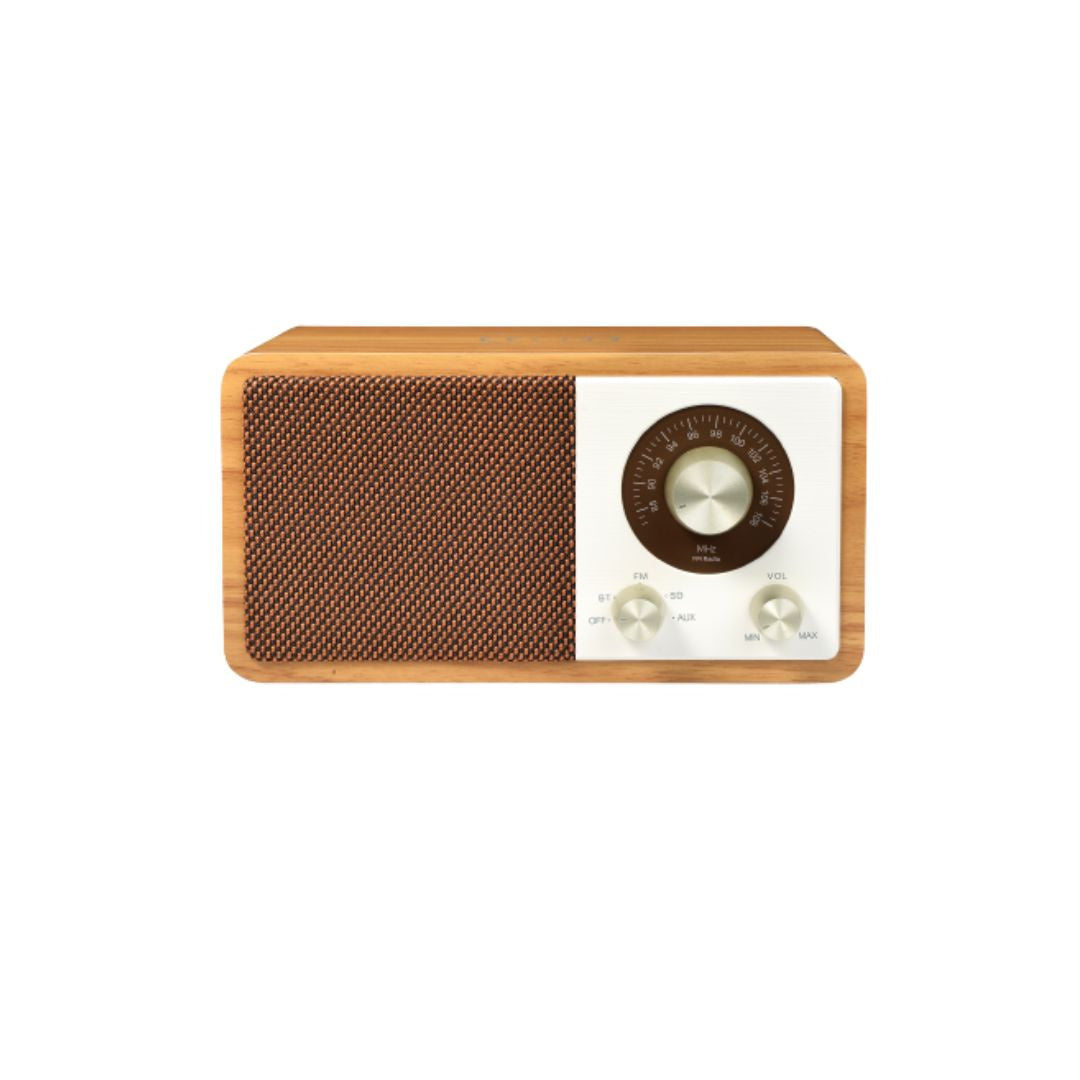 Enceinte Bluetooth Halterrego avec charge induction Qi 15W. BT V5.0, RMS 10W, FM